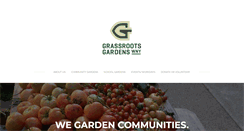 Desktop Screenshot of grassrootsgardens.org